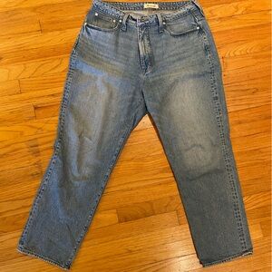 Madewell Curvy Perfect Vintage Jeans size 32